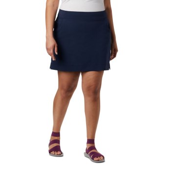 Columbia Anytime Casual Stretch Plus Size, Faldas Azul Marino Para Mujer | 382467-MPV